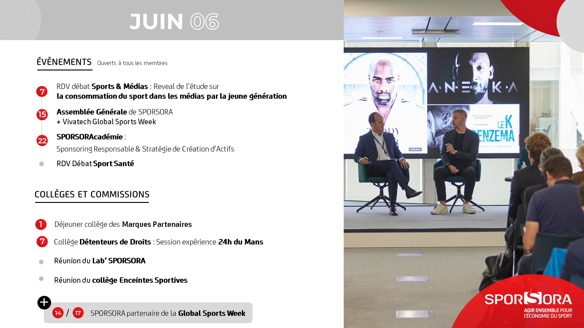Juin calendrier