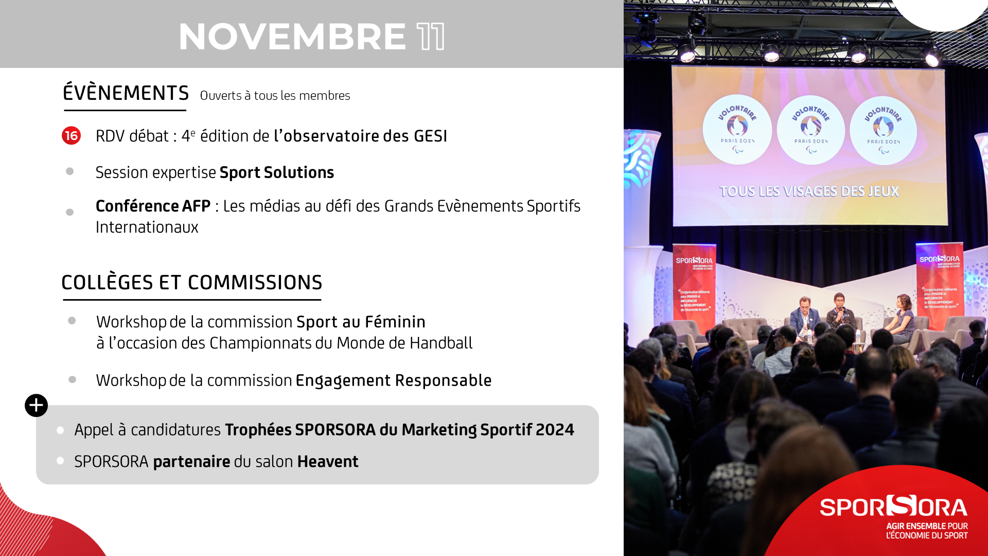 Novembre calendrier