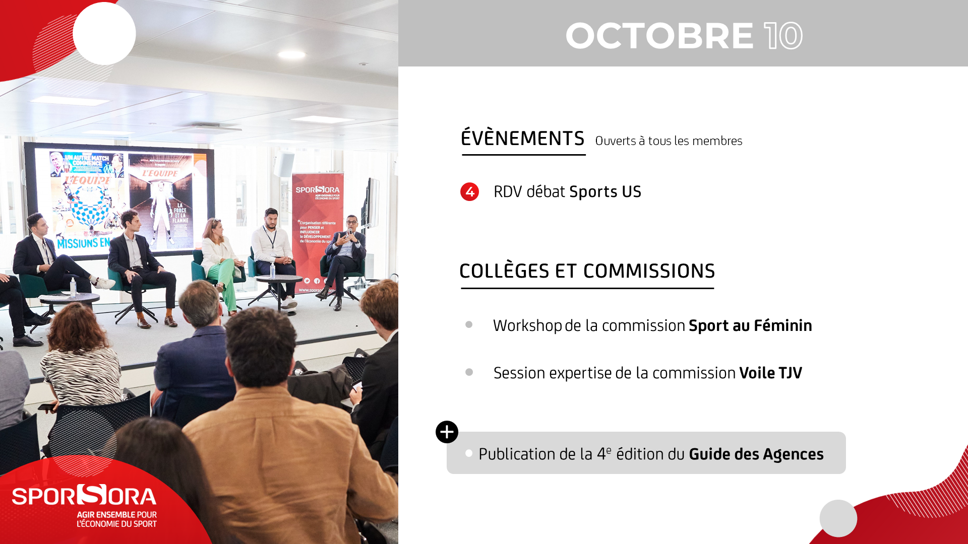 Octobre calendrier