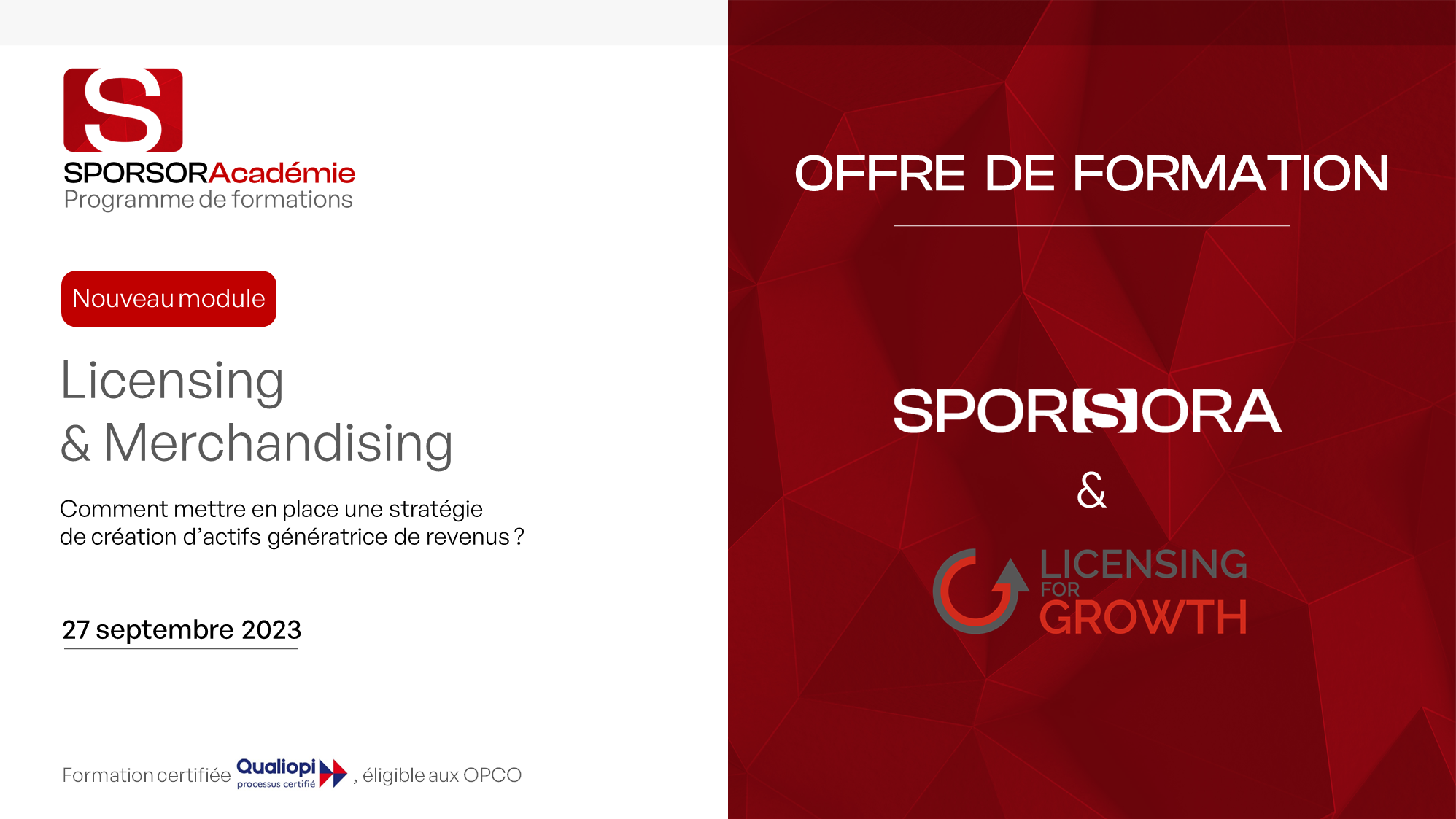 SPORSORACADEMIE Licensing Merchandising