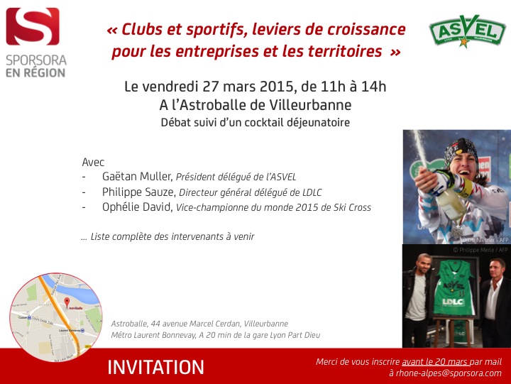 Invitation RDV SPORSORA 2703