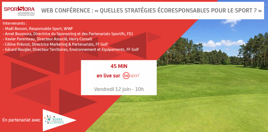 Web Conférence &quot;Quelles stratégies écoresponsables pour le sport ?&quot;