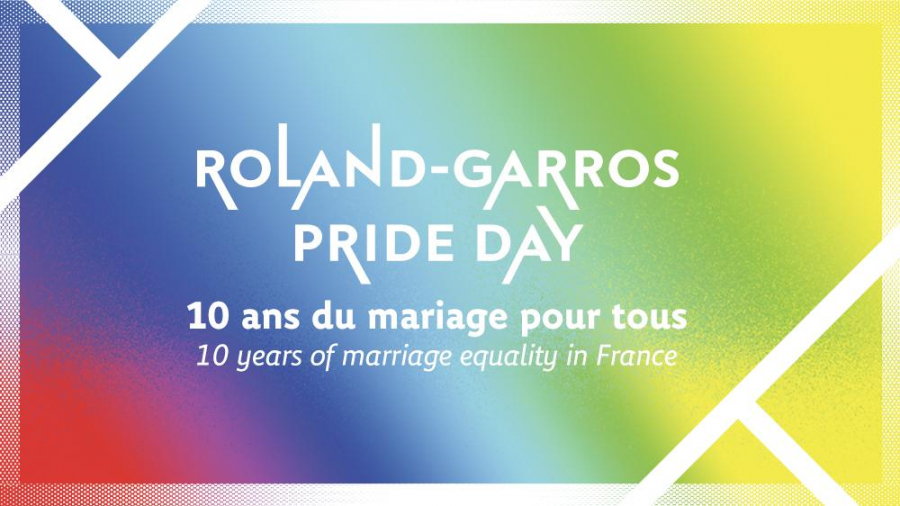 [NEWS TANK SPORT] Tennis : Roland-Garros célèbre son 1er « RG Pride Day » pour célébrer les 10 ans du mariage pour tous